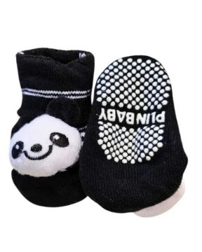 Meia 3D Ursinho Panda
